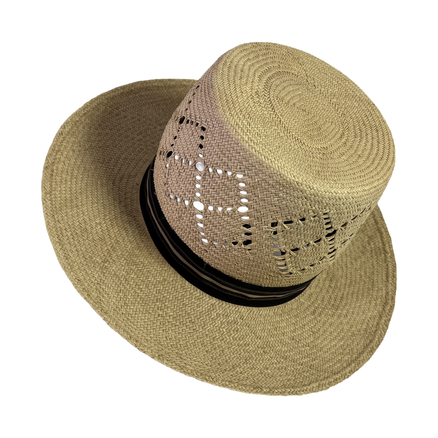 Sombrero artesanal de paja toquilla tejido fino (Copia)