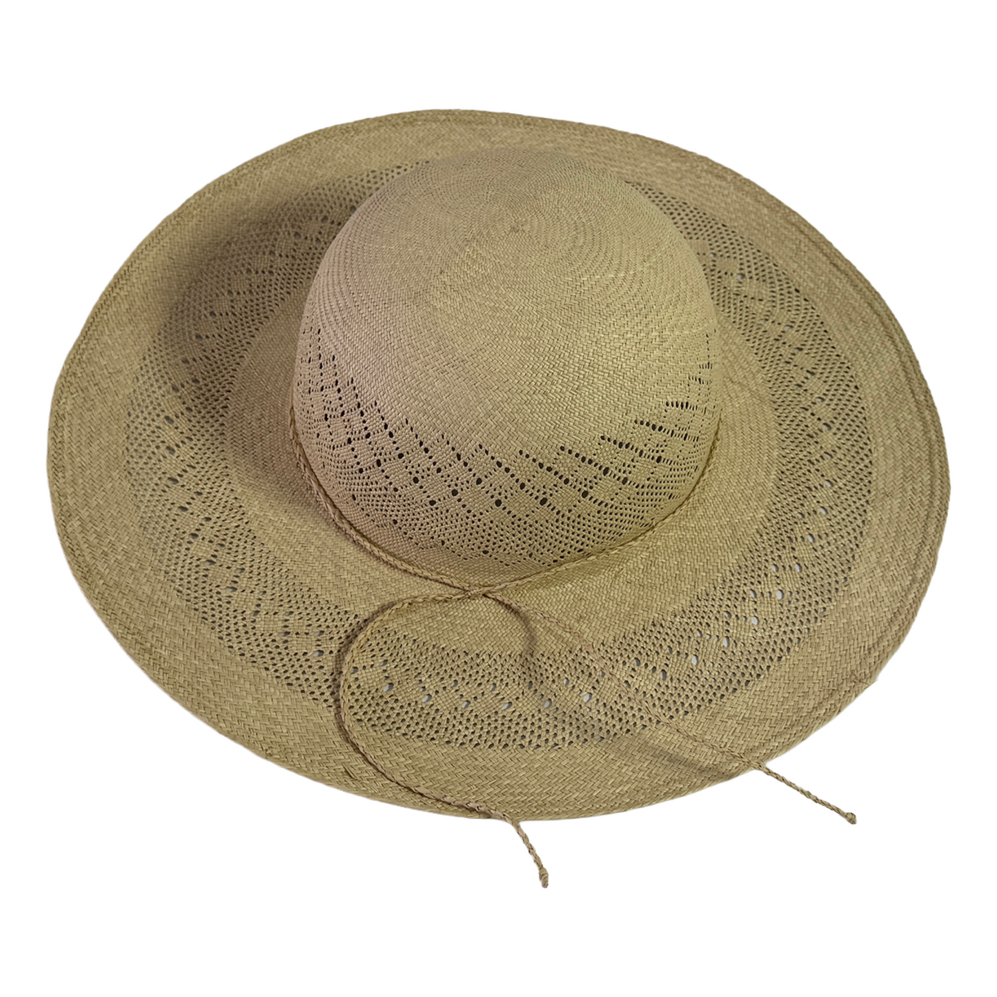Sombrero de paja toquilla tejido fino