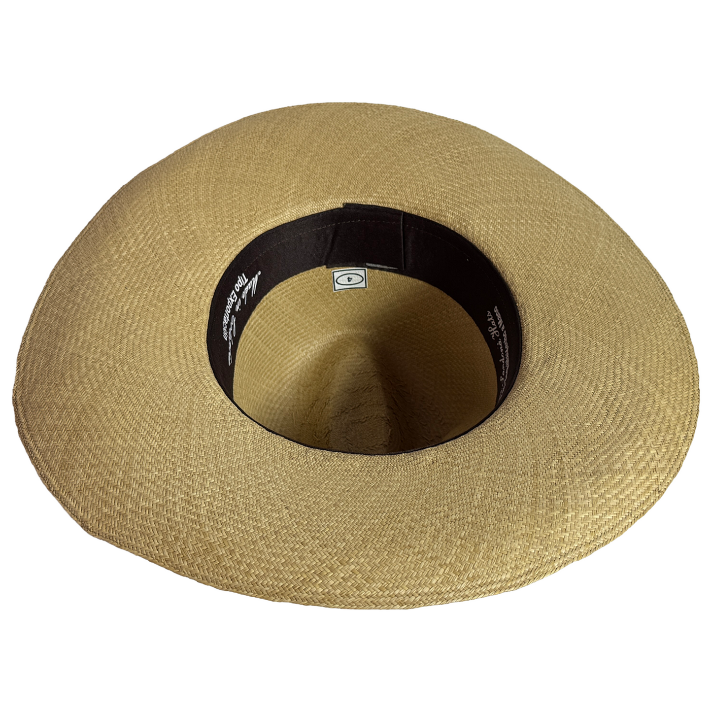 Sombrero de paja toquilla tejido a mano tipo panama
