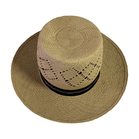 Sombrero artesanal de paja toquilla tejido fino (Copia)