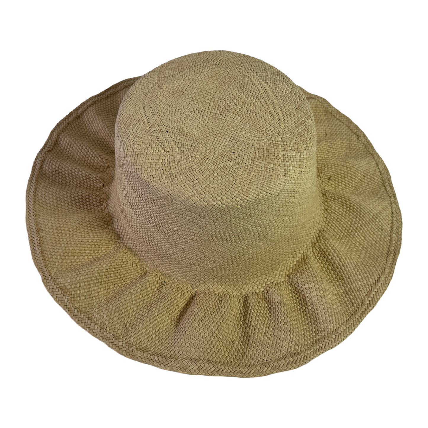 Sombrero artesanal de paja toquilla tegido apareado