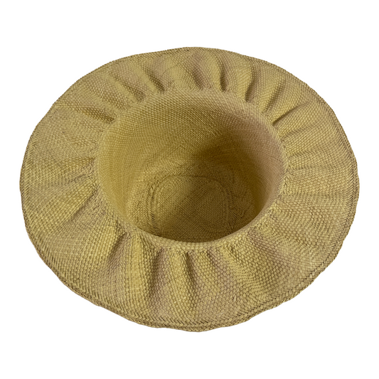 Sombrero artesanal de paja toquilla tegido apareado