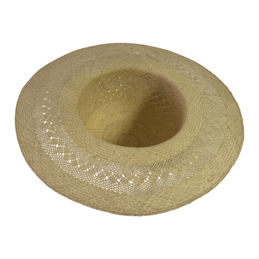 Sombrero de paja toquilla tejido fino