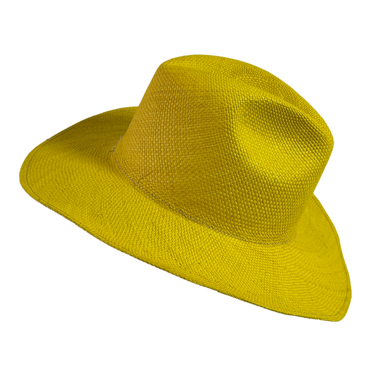 Sombreros artesanal de paja toquilla tejido apareado