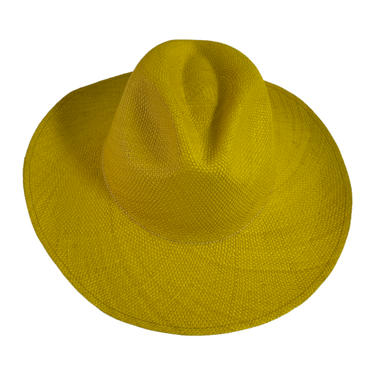 enu Sombrero artesanal de paja toquilla tejido fino